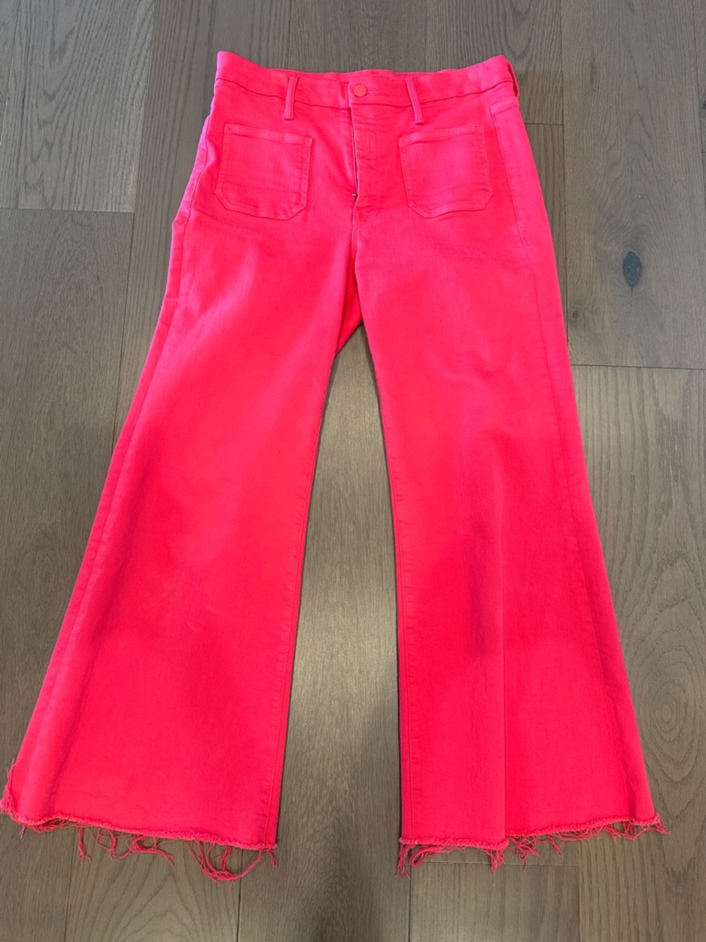 Mother Denim Wide Leg Cropped Jean 29